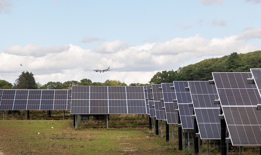 London Stansted Opens Solar Farm with More Than 24,000 Panels