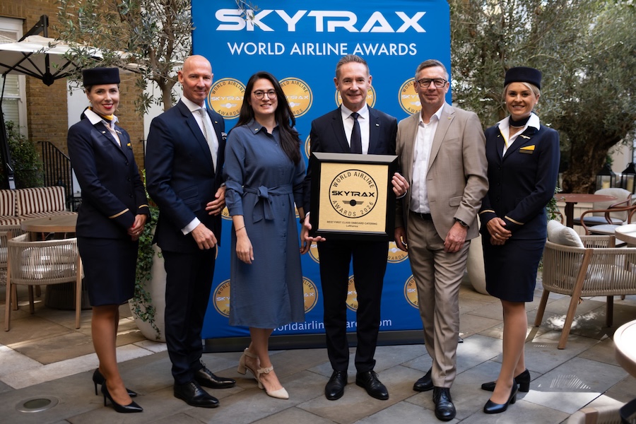 Lufthansa Wins World’s Best First Class Onboard Dining at Skytrax Awards