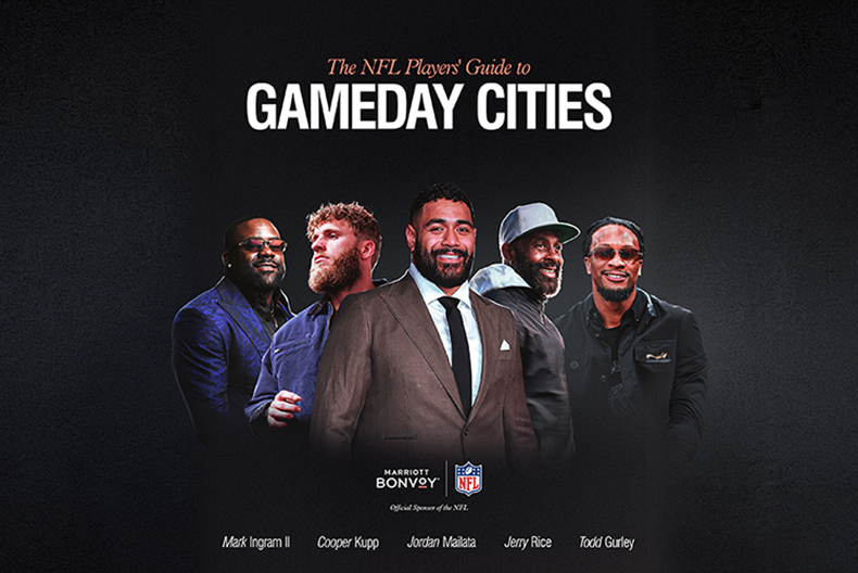 Marriott Bonvoy Launches 37 NFL Player-Curated City Guides for 2026 Season