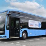 National Express Trials Electric Bus at London Stansted Airport