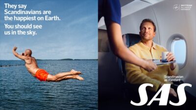 SAS Introduces “Scandinavian as Standard” Brand Platform