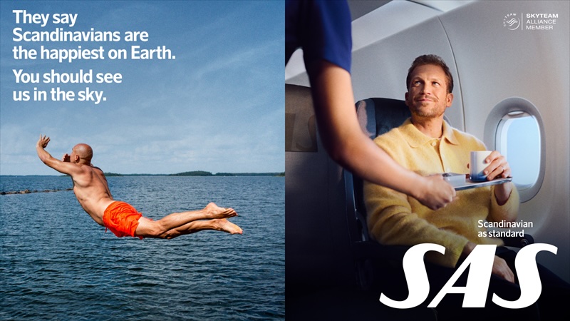SAS Introduces “Scandinavian as Standard” Brand Platform