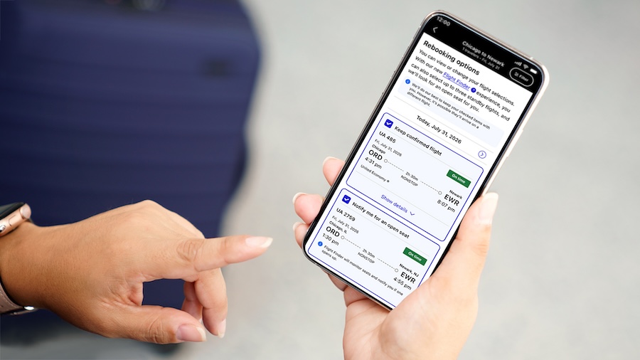 United App Can Now Automatically Find Earlier Flights During Travel Disruptions
