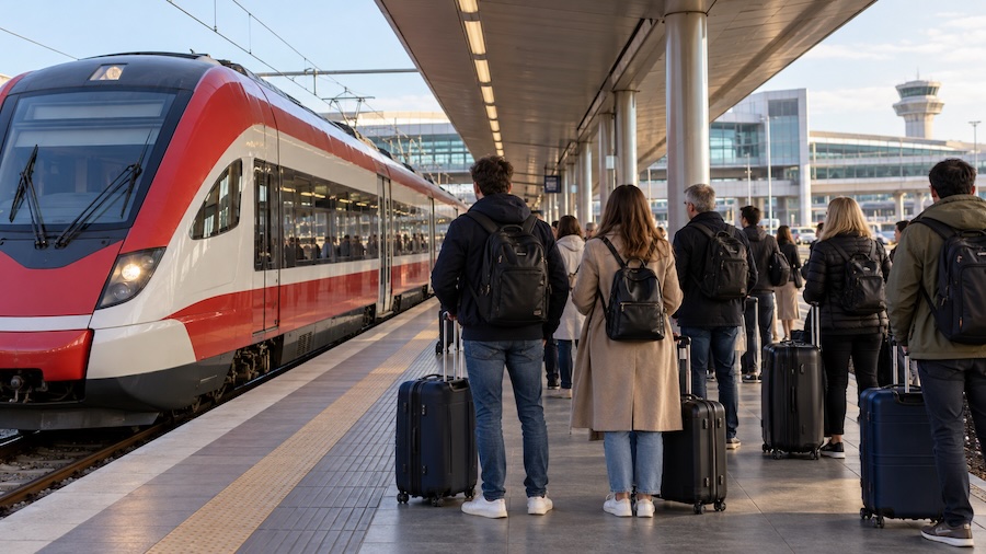 Rome Fiumicino airport trains face disruption during October 29–30 strike